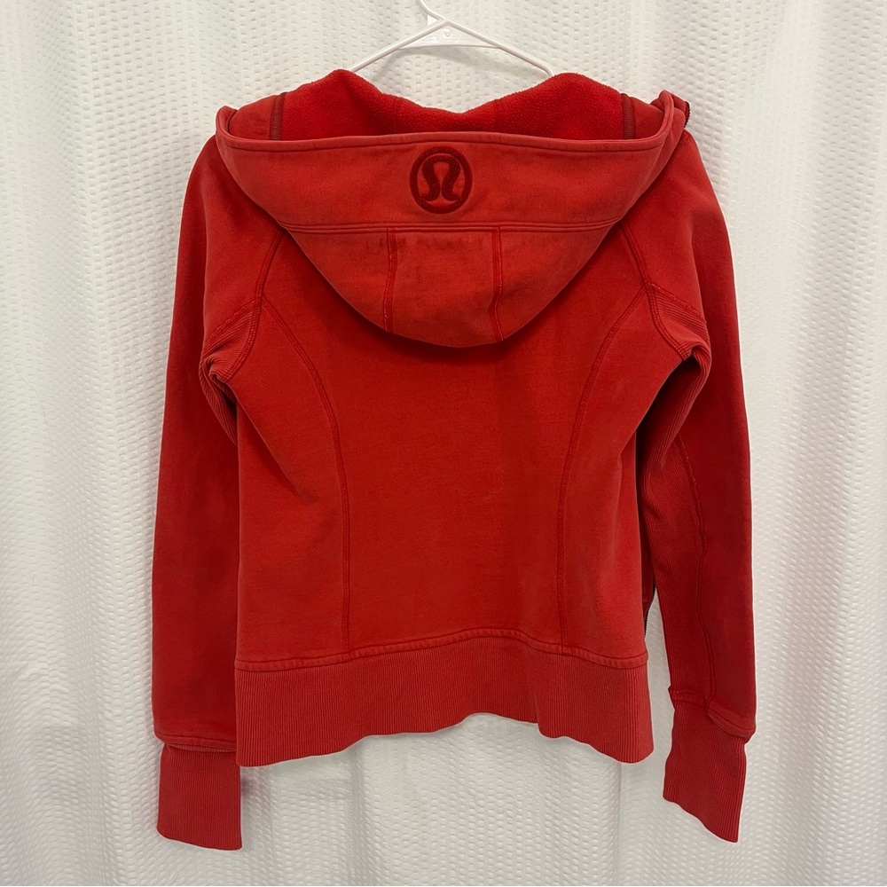 Lululemon - scuba full-zip jacket - red - Picture 4 of 12